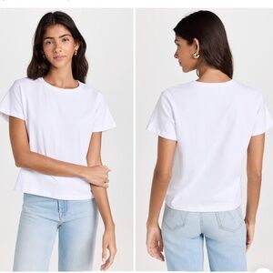 LESET Margo White Tee Size XS